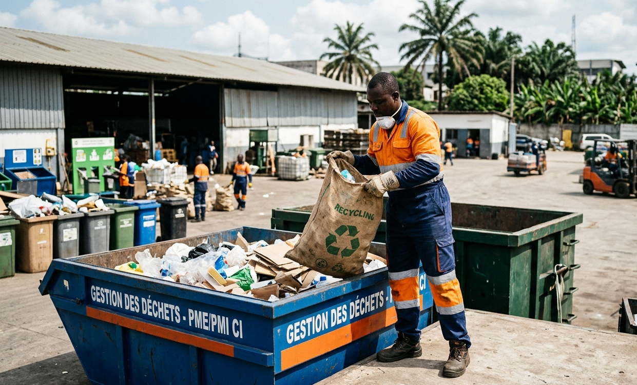 Gestion des déchets en entreprise en Côte d'Ivoire